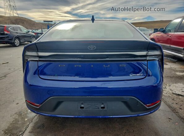 JTDACACUXS3049031 2025 TOYOTA PRIUS Blue Widok z tyłu