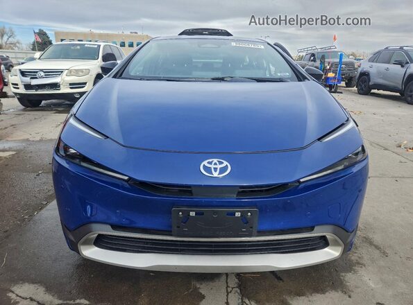 JTDACACUXS3049031 2025 TOYOTA PRIUS Blue Widok z przodu
