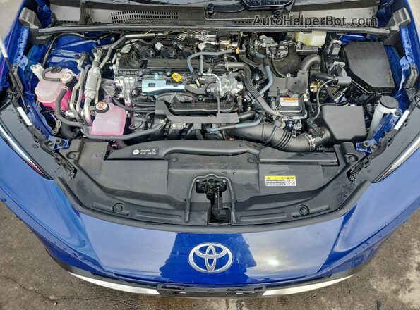 JTDACACUXS3049031 2025 TOYOTA PRIUS Blue Widok wnętrza z tyłu
