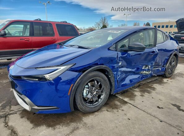 JTDACACUXS3049031 2025 TOYOTA PRIUS Blue Przód lewy
