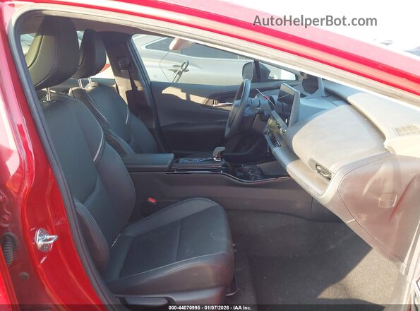 JTDADABUXP3002233 2023 TOYOTA LIMITED Burgundy Front interior view