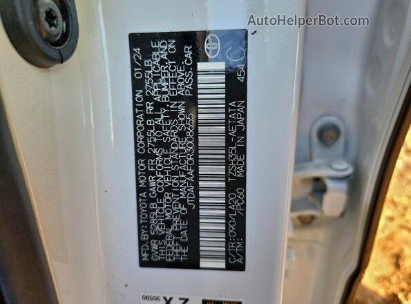 JTDAFAAF0R3008655 2024 TOYOTA CROWN Белый Вид подкапотного пространства