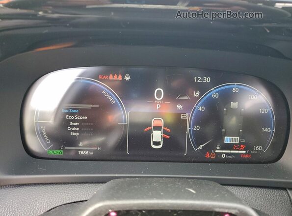 JTDAFAAFXR3006041 2024 TOYOTA CROWN White Вид щитка приладів