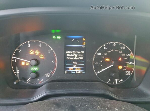 JTDBDMHE1RJ010810 2024 TOYOTA LL Синий Вид щитка приборов