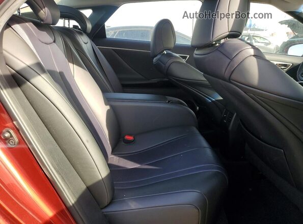 JTDBVRBD1HA003705 2017 TOYOTA MIRAI Red Widok tylnych siedzeń