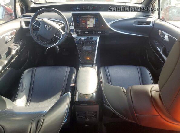 JTDBVRBD1HA003705 2017 TOYOTA MIRAI Red Widok deski rozdzielczej