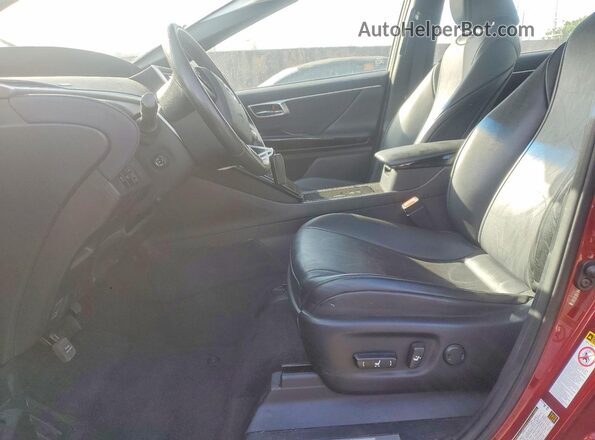 JTDBVRBD1HA003705 2017 TOYOTA MIRAI Red Widok wnętrza z przodu