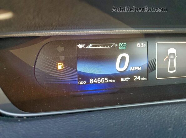 JTDBVRBD3JA005199 2018 TOYOTA MIRAI Blue Widok zestawu wskaźników