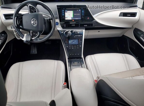 JTDBVRBD4HA002564 2017 TOYOTA MIRAI Silver Widok deski rozdzielczej