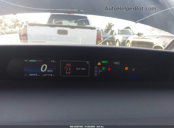 JTDBVRBD4HA002886 2017 TOYOTA MIRAI Black უკანა სავარძლების ხედი