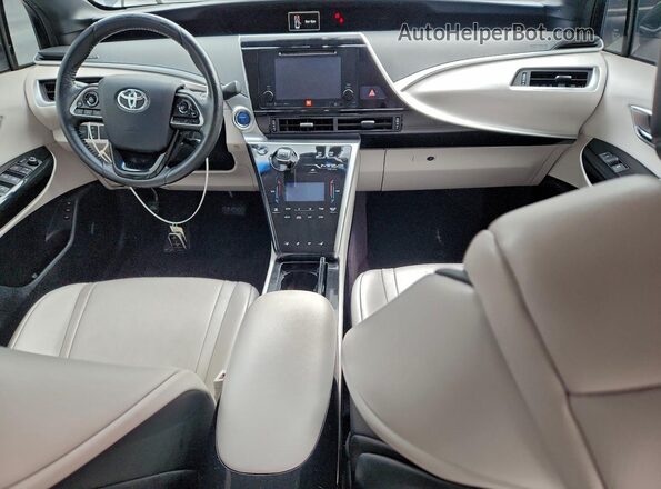 JTDBVRBD7HA003661 2017 TOYOTA MIRAI Черный Вид панели приборов