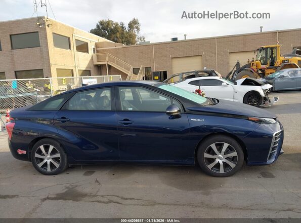 JTDBVRBD8JA004081 2018 TOYOTA MIRAI Синий Вид задней части салона