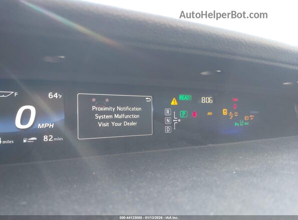 JTDBVRBD9HA002902 2017 TOYOTA MIRAI Silver Вид задніх сидінь