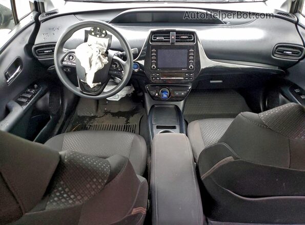 JTDKAMFU1M3152574 2021 TOYOTA PRIUS Серый Вид панели приборов