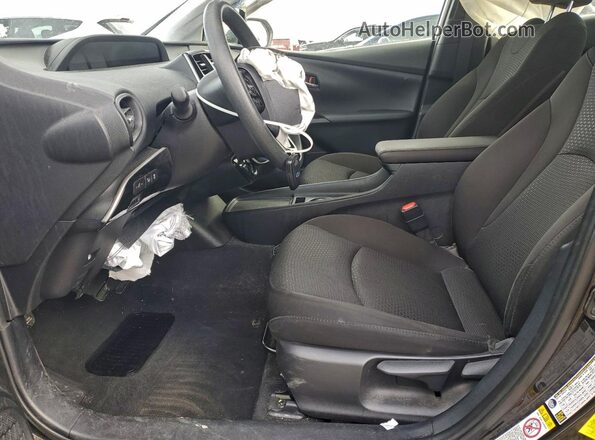 JTDKAMFU3M3152852 2021 TOYOTA PRIUS Черный Вид салона спереди