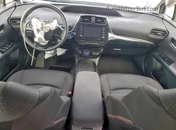 JTDKAMFU3M3152852 2021 TOYOTA PRIUS Черный Вид панели приборов