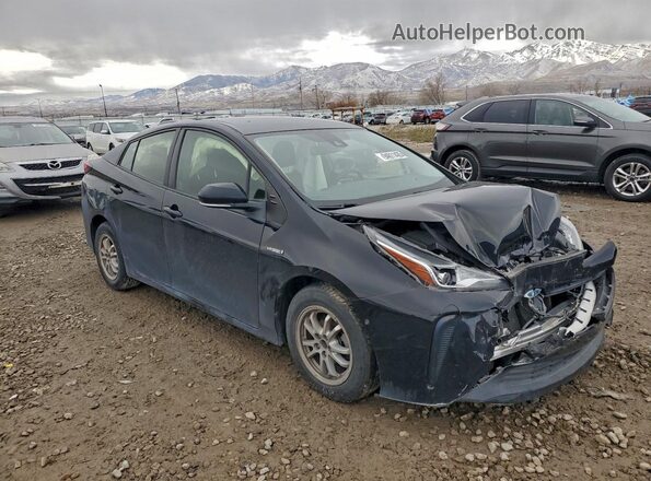 JTDKAMFU3M3152852 2021 TOYOTA PRIUS Черный Передняя правая четверть