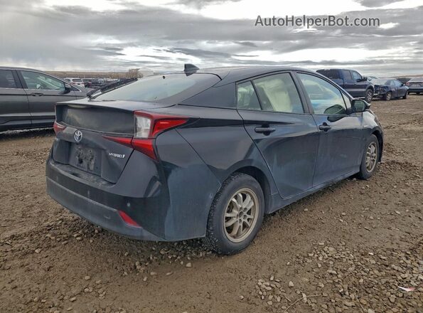 JTDKAMFU3M3152852 2021 TOYOTA PRIUS Черный Задняя правая четверть
