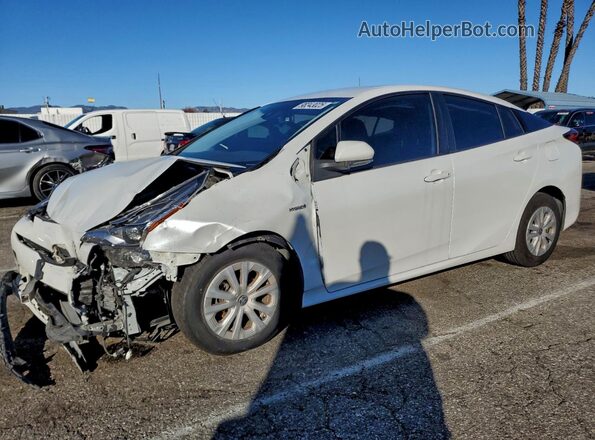 JTDKAMFU6M3133258 2021 TOYOTA PRIUS Белый Передняя левая четверть