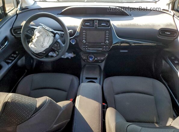 JTDKAMFU6M3133258 2021 TOYOTA PRIUS Белый Вид панели приборов