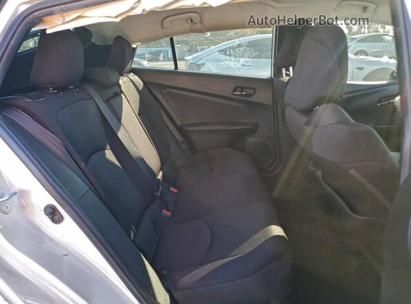 JTDKAMFU6M3133258 2021 TOYOTA PRIUS Белый Вид задних сидений