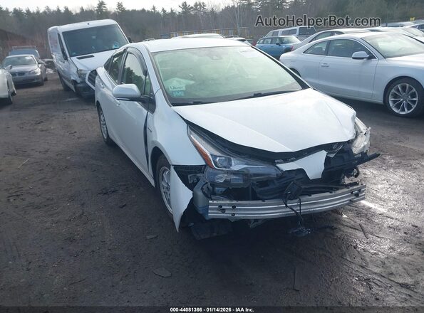 JTDKAMFUXM3151813 2021 TOYOTA PRIUS Белый Передняя правая четверть