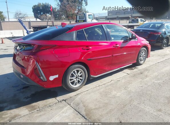 JTDKARFP3H3052103 2017 TOYOTA PRIUS PRIME Красный Задняя правая четверть