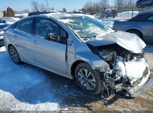 JTDKARFP3J3079615 2018 TOYOTA PRIUS PRIME Серебряный Передняя правая четверть