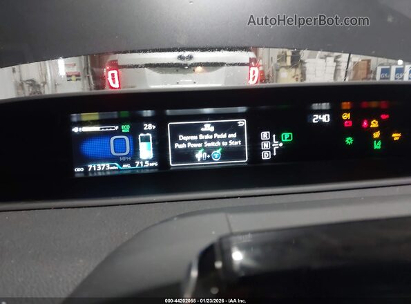 JTDKARFP4J3073063 2018 TOYOTA PRIUS PRIME Серый Вид задних сидений