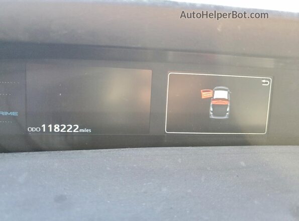 JTDKARFP9J3078629 2018 TOYOTA PRIUS Серый Вид щитка приборов