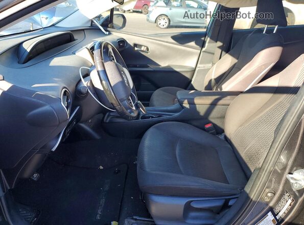 JTDKARFP9J3078629 2018 TOYOTA PRIUS Серый Вид салона спереди