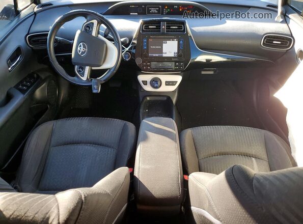 JTDKARFP9J3078629 2018 TOYOTA PRIUS Серый Вид панели приборов
