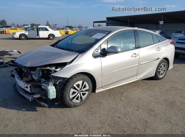 JTDKARFP9K3116166 2019 TOYOTA PRIUS PRIME Серебряный Передняя левая четверть
