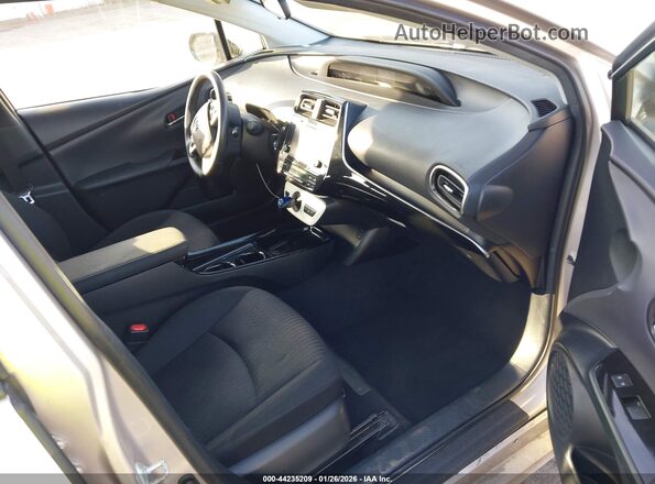JTDKARFP9K3116166 2019 TOYOTA PRIUS PRIME Серебряный Вид салона спереди