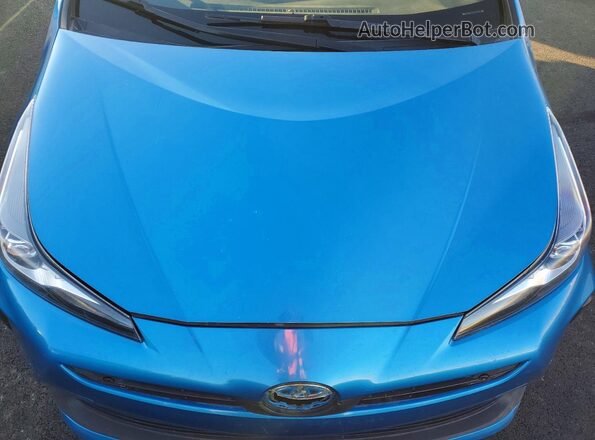 JTDKARFUXL3110965 2020 TOYOTA PRIUS Синий Вид задней части салона