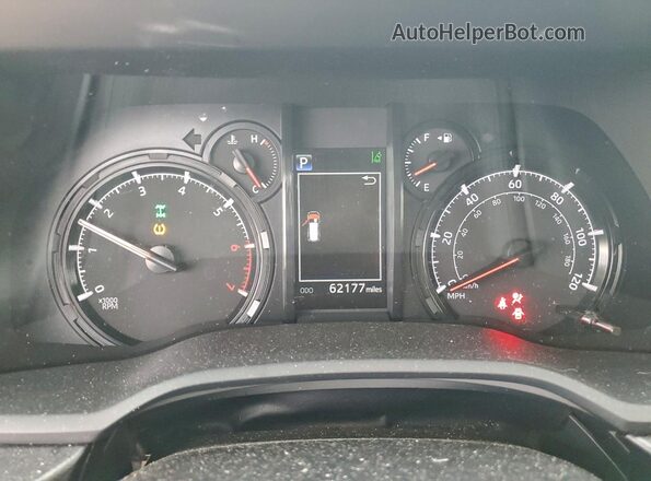 JTENU5JR2P6125119 2023 TOYOTA 4RUNNER White Widok zestawu wskaźników