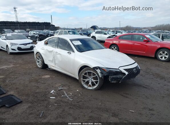 JTHA81F29M5047482 2021 LEXUS IS 300 Белый Передняя правая четверть