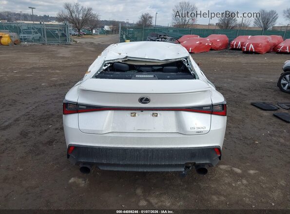 JTHA81F29M5047482 2021 LEXUS IS 300 Белый 