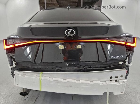 JTHAA1D25N5122008 2022 LEXUS IS Черный Вид сзади
