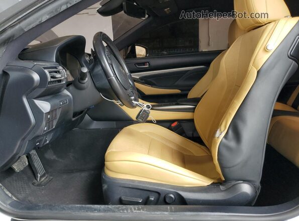JTHAZ5BC2M5023480 2021 LEXUS RC Черный Вид салона спереди