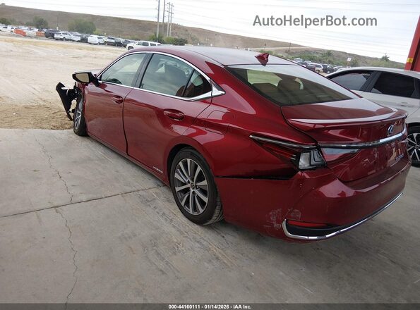 JTHB21B17K2021965 2019 LEXUS ES 300H Красный Задняя левая четверть
