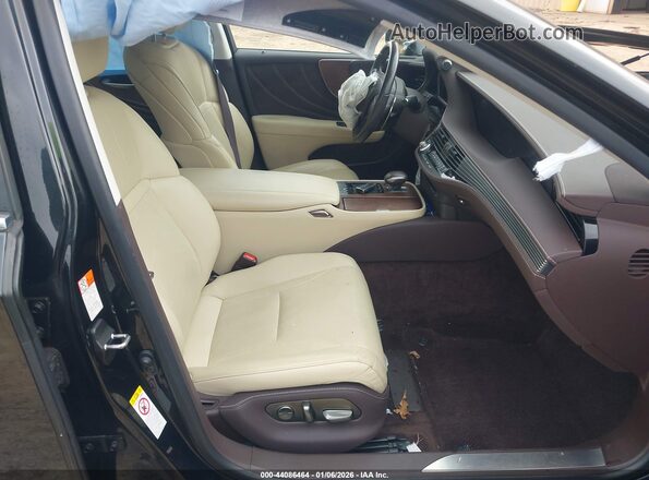 JTHB51FF0J5001499 2018 LEXUS LS 500 Черный Вид салона спереди