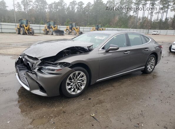 JTHB51FFXJ5001722 2018 LEXUS LS Gray Przód lewy