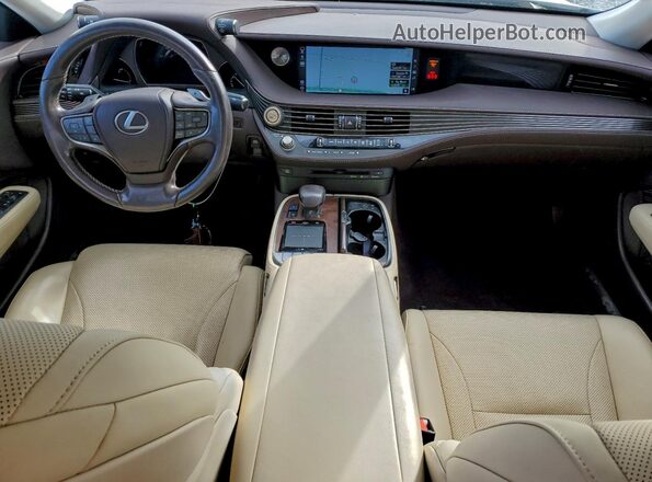 JTHB51FFXJ5003292 2018 LEXUS LS Белый Вид панели приборов