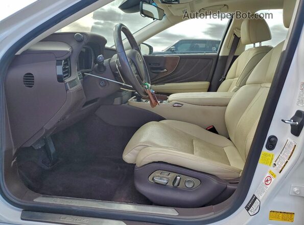 JTHB51FFXJ5003292 2018 LEXUS LS Белый Вид салона спереди