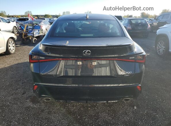 JTHB81F22R5054074 2024 LEXUS IS Черный Вид сзади