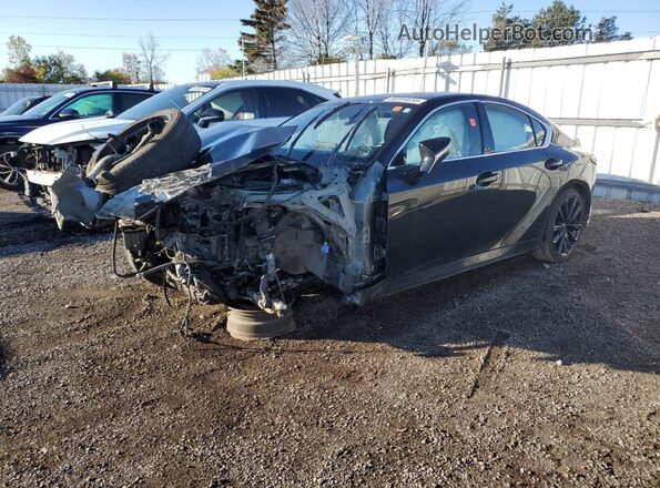 JTHB81F22R5054074 2024 LEXUS IS Черный Передняя левая четверть