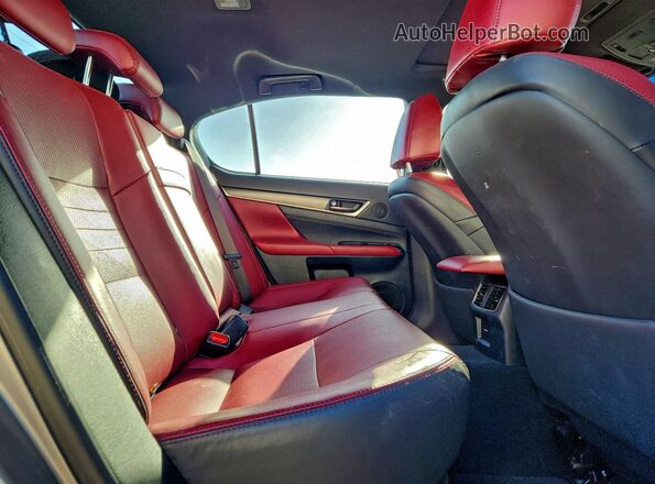 JTHBA1BLXHA003690 2017 LEXUS GS Gray Vista de los asientos traseros