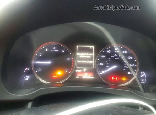 JTHBA1D20J5065750 2018 LEXUS IS Серебряный Вид панели приборов