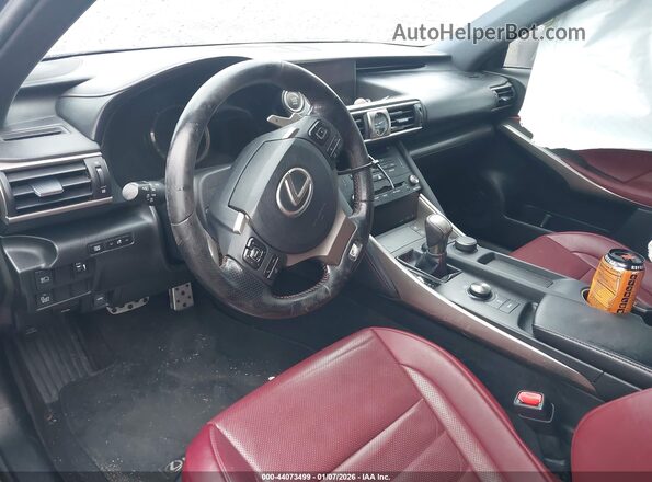 JTHBA1D21H5050894 2017 LEXUS IS 200T Серый Вид салона спереди
